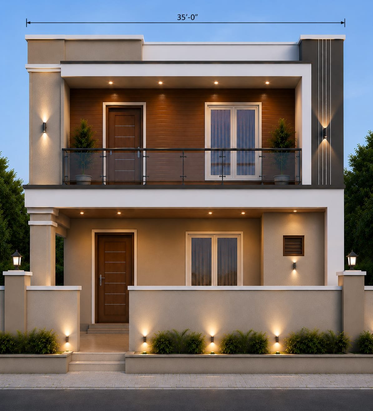 Technical execution of Drawing Elevation by Varaaha Builders & constructions